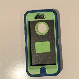 OtterBox Blue & Neon Green iPhone SE Case